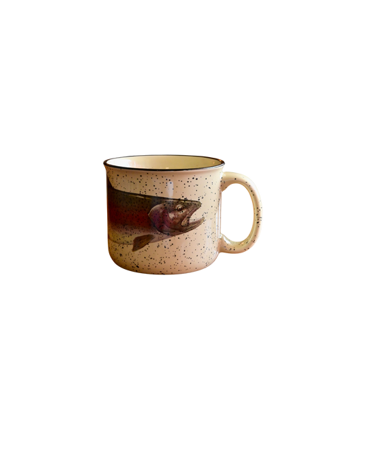 Rare 1997 Geoff Hager Orvis Trout Mug