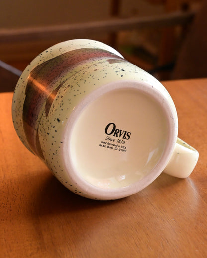 Rare 1997 Geoff Hager Orvis Trout Mug