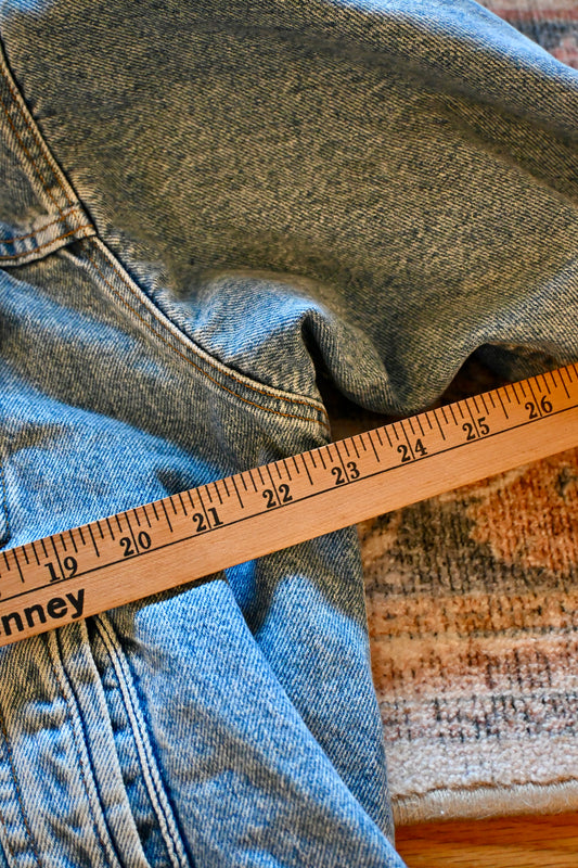 Vintage Levi Type III RL Trout Patch Jean Jacket - L