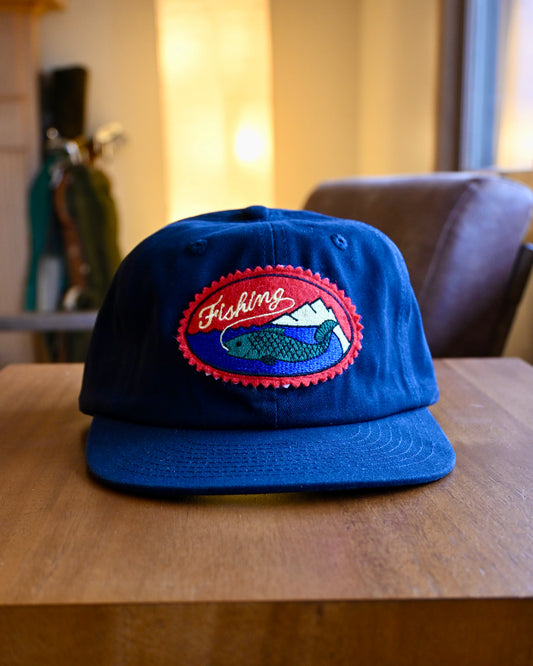Vintage Fishing Patch Hat