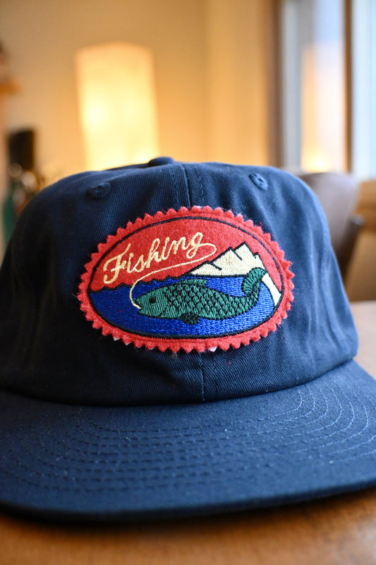 Vintage Fishing Patch Hat