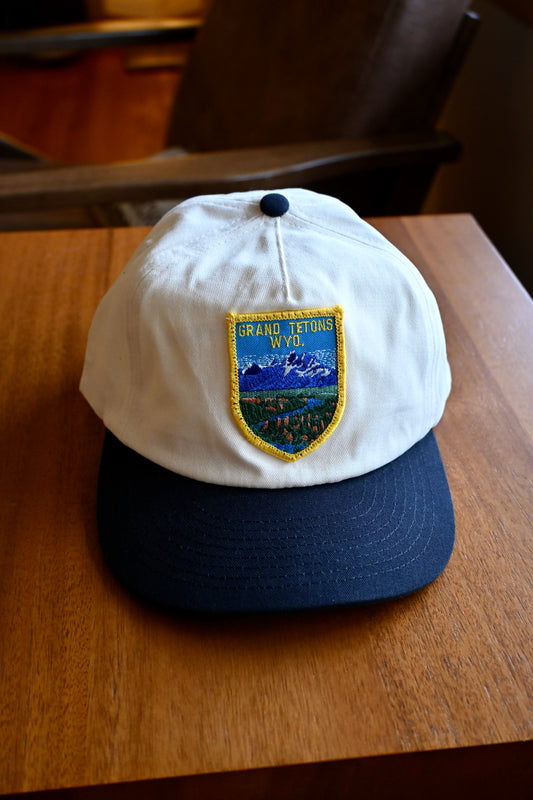 Grand Tetons Wyoming Patch Cap