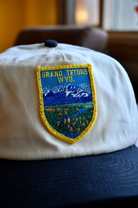 Grand Tetons Wyoming Patch Cap