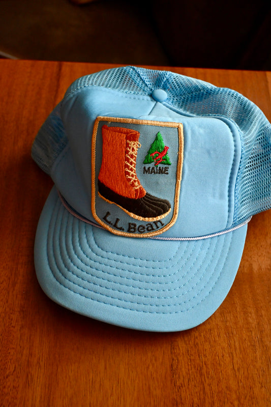 Distressed L.L.Bean Boot Patch Trucker
