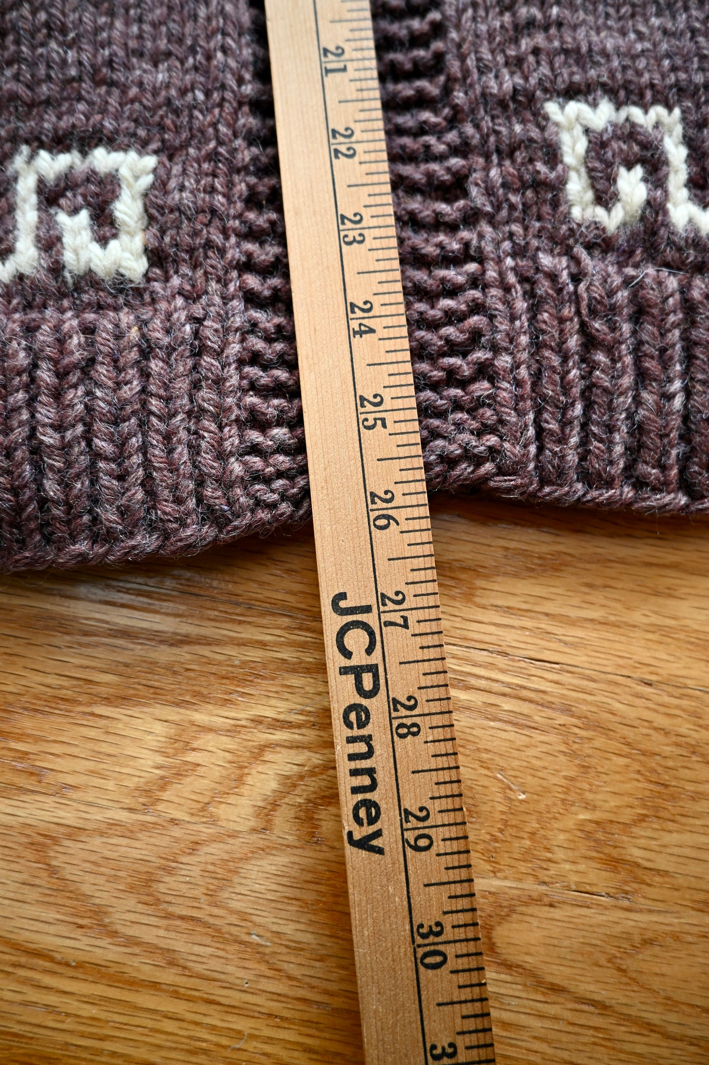 Vintage 1960 Curling Cowichan Sweater - L