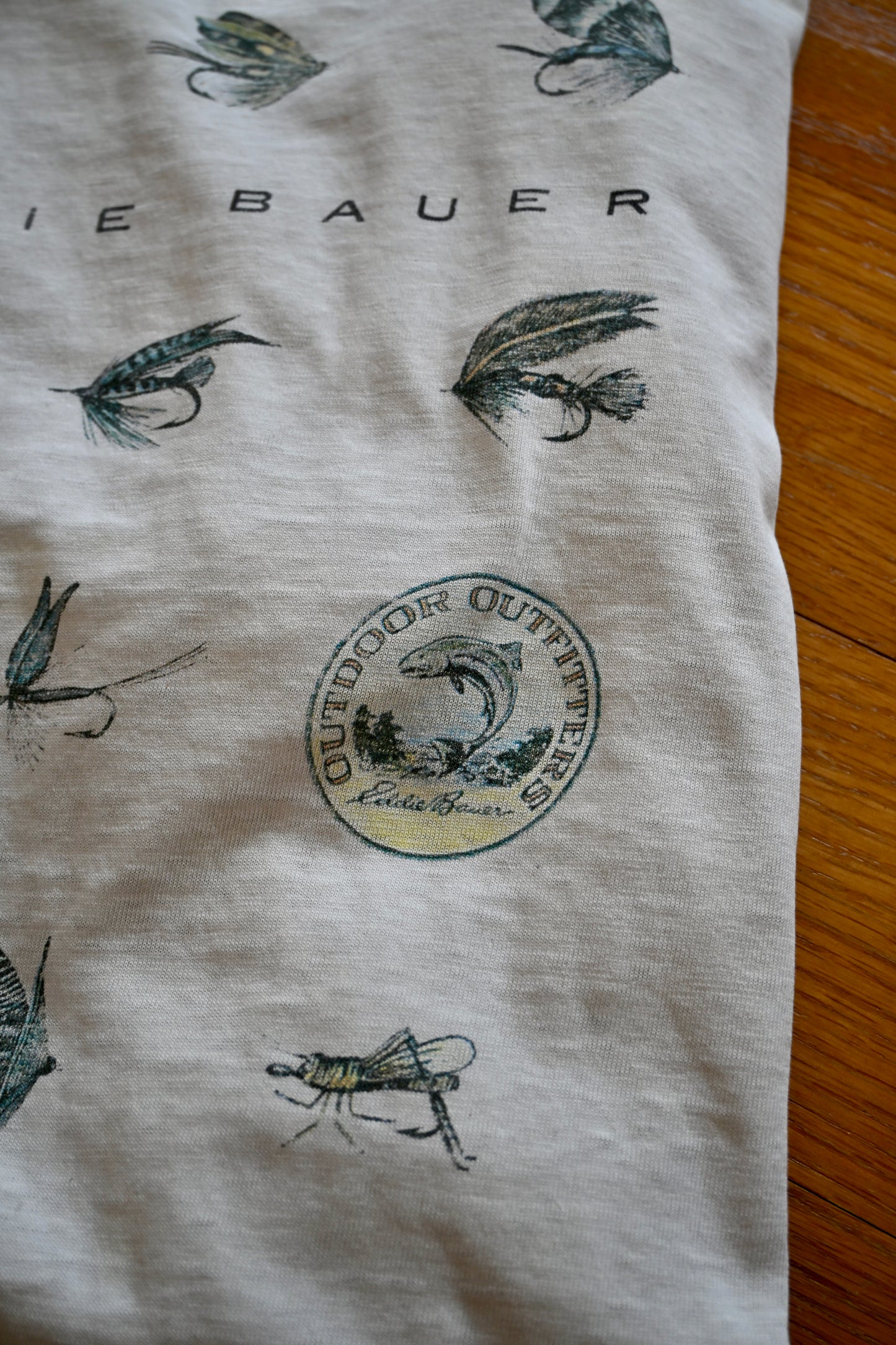 Distressed Eddie Bauer Fly Fishing Tee - XL