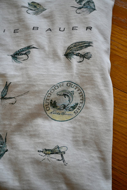 Distressed Eddie Bauer Fly Fishing Tee - XL