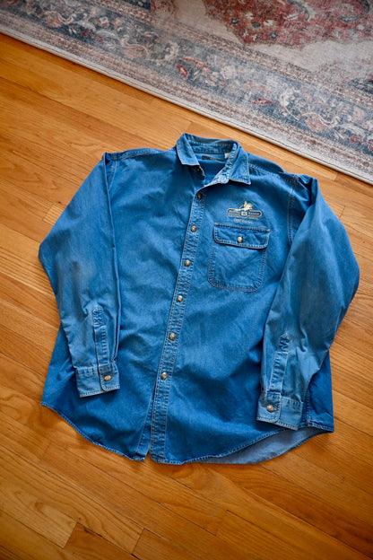 Wingshooting Flying B Ranch Orvis Denim Made in USA - L