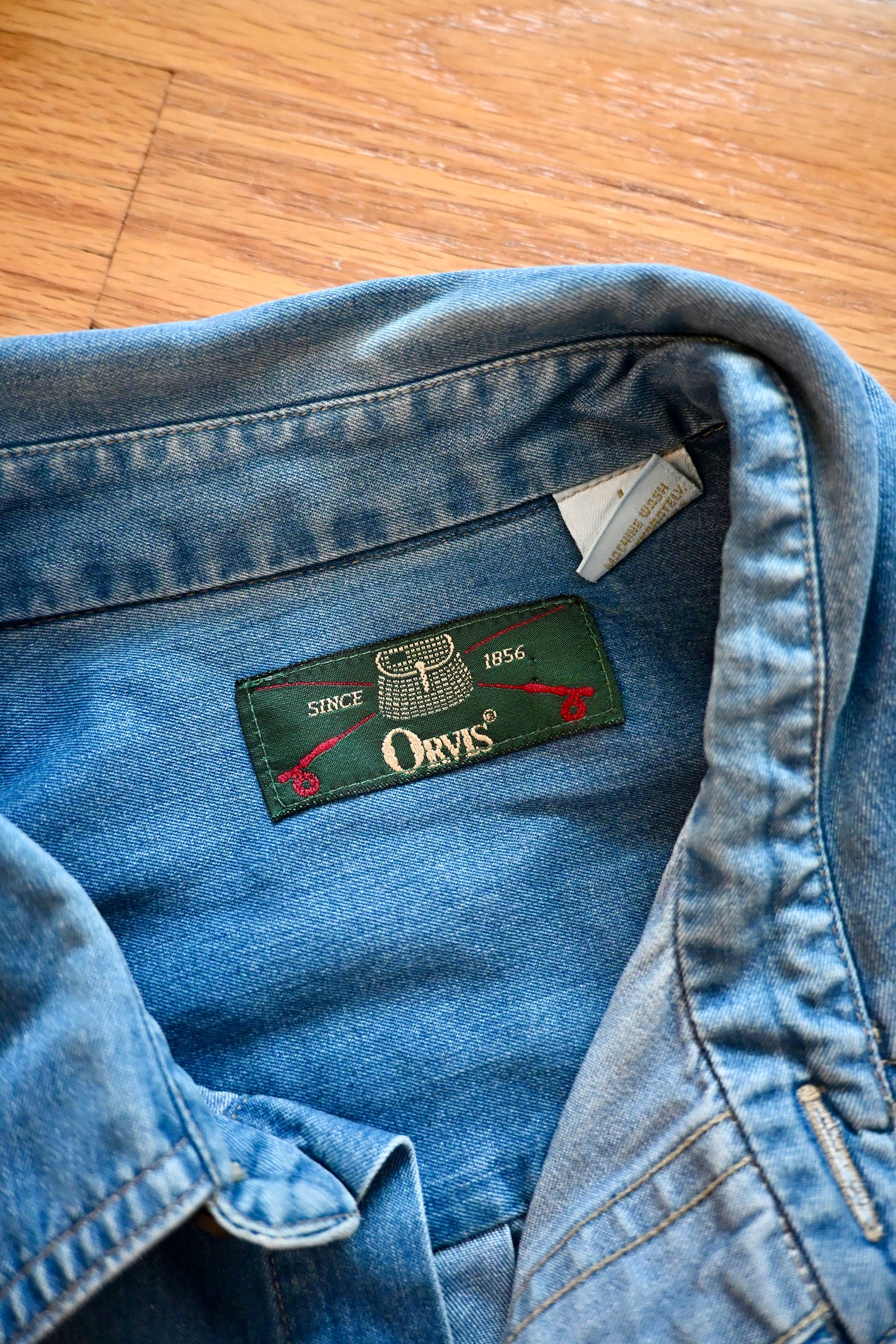 Wingshooting Flying B Ranch Orvis Denim Made in USA - L