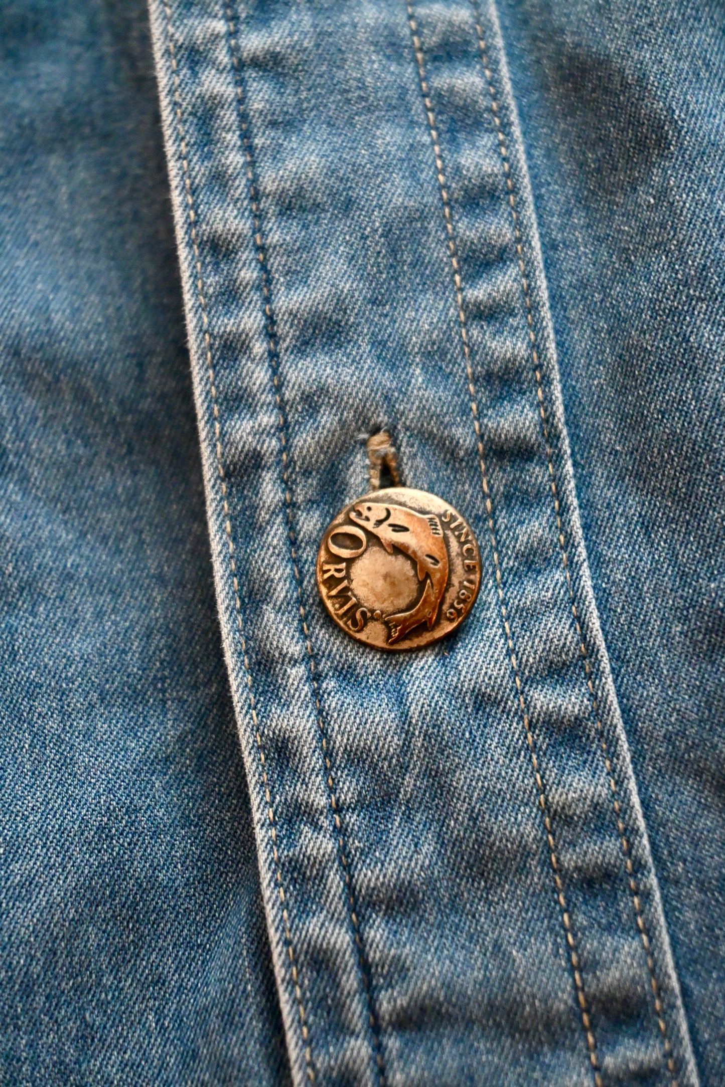 Wingshooting Flying B Ranch Orvis Denim Made in USA - L