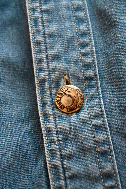 Wingshooting Flying B Ranch Orvis Denim Made in USA - L