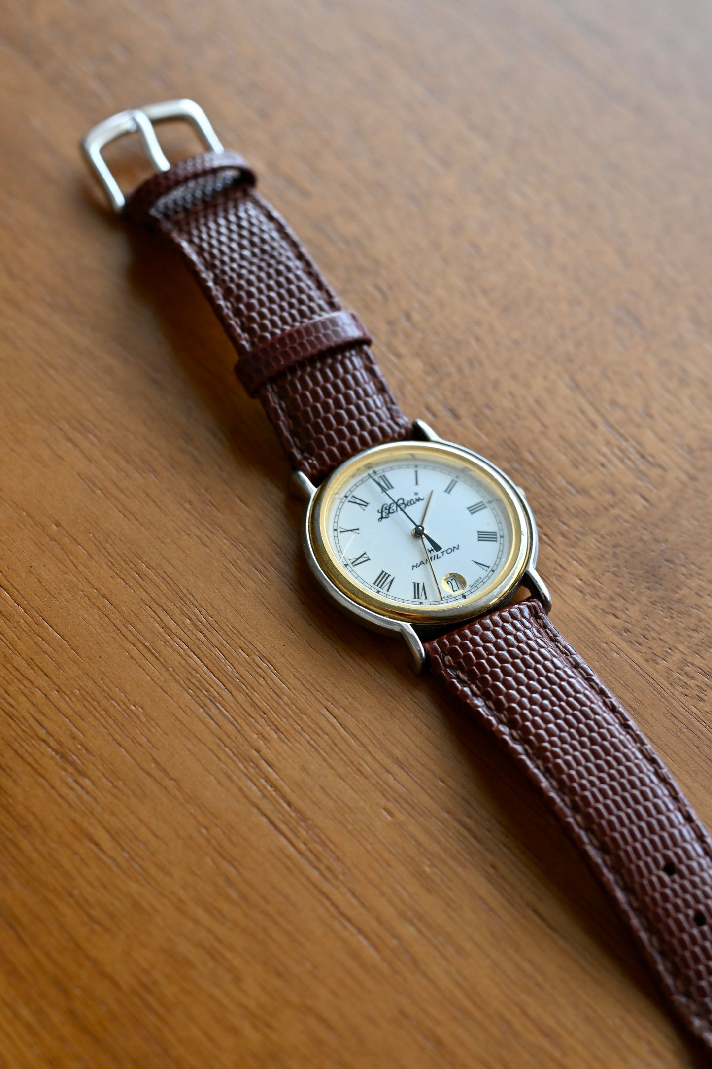 L.L.Bean x Hamilton Swiss Quartz Two Tone Watch 8982