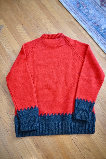 Jumping Trout Pure Wool Sweater - XL