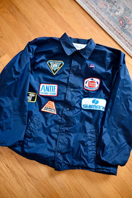 Vintage Fishing Patch Jacket - L