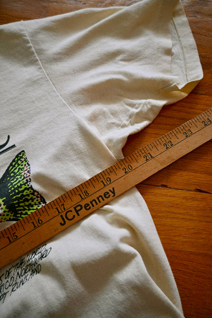 80s distressed trout tee - L