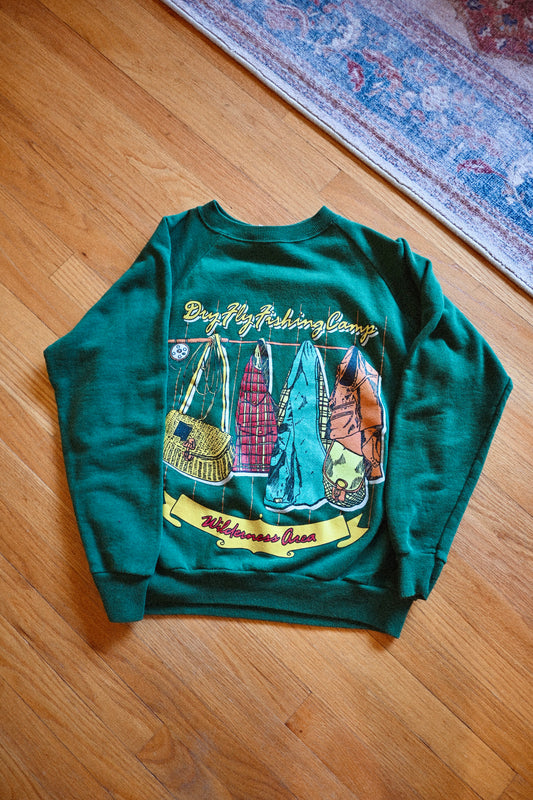 Dry Fly Fishing Camp Sweatshirt - L