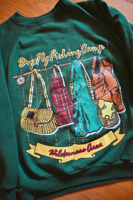 Dry Fly Fishing Camp Sweatshirt - L