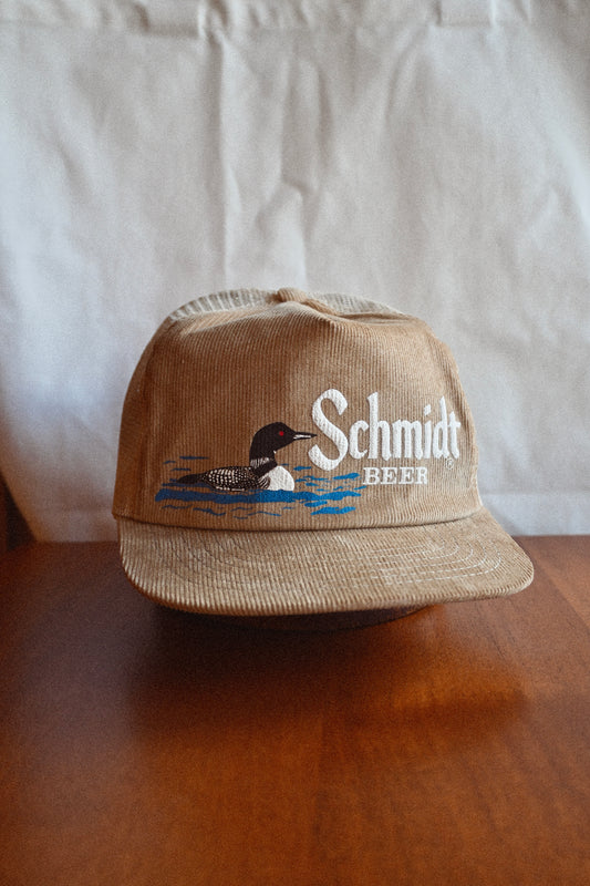 Vintage Schmidt Beer Loon Trucker