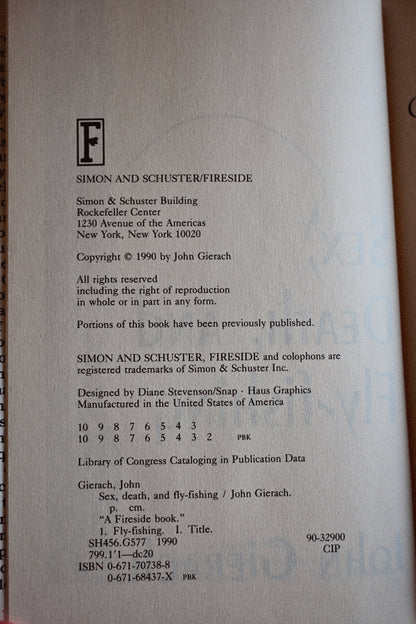 Sex, Death, and Fly-Fishing - John Gierach