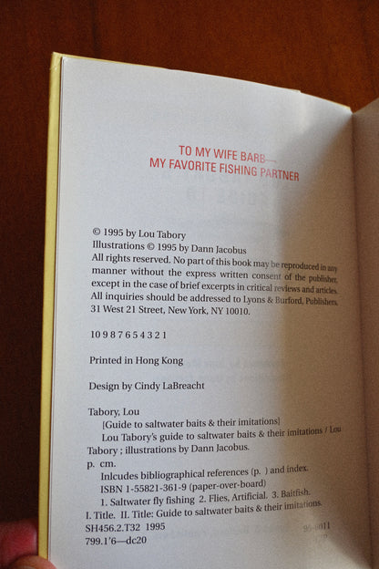 Lou Tabory's Guide to Saltwater Baits & Their Imitations