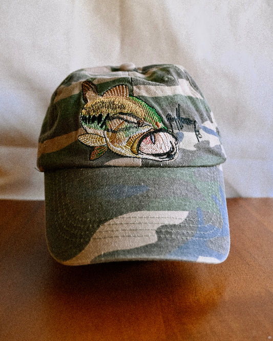 Guy Harvey Camo Bass Hat