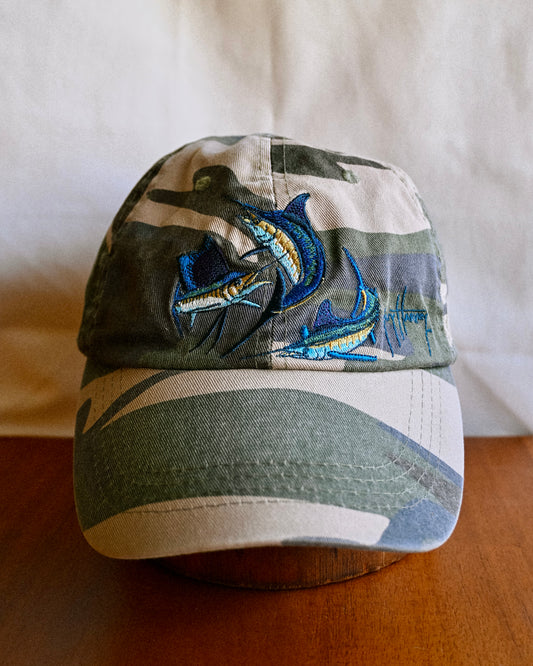 Guy Harvey Sailfish Marlin Camo Hat