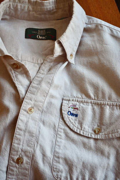 Vintage Orvis Lightweight Cotton Shirt - L/XL