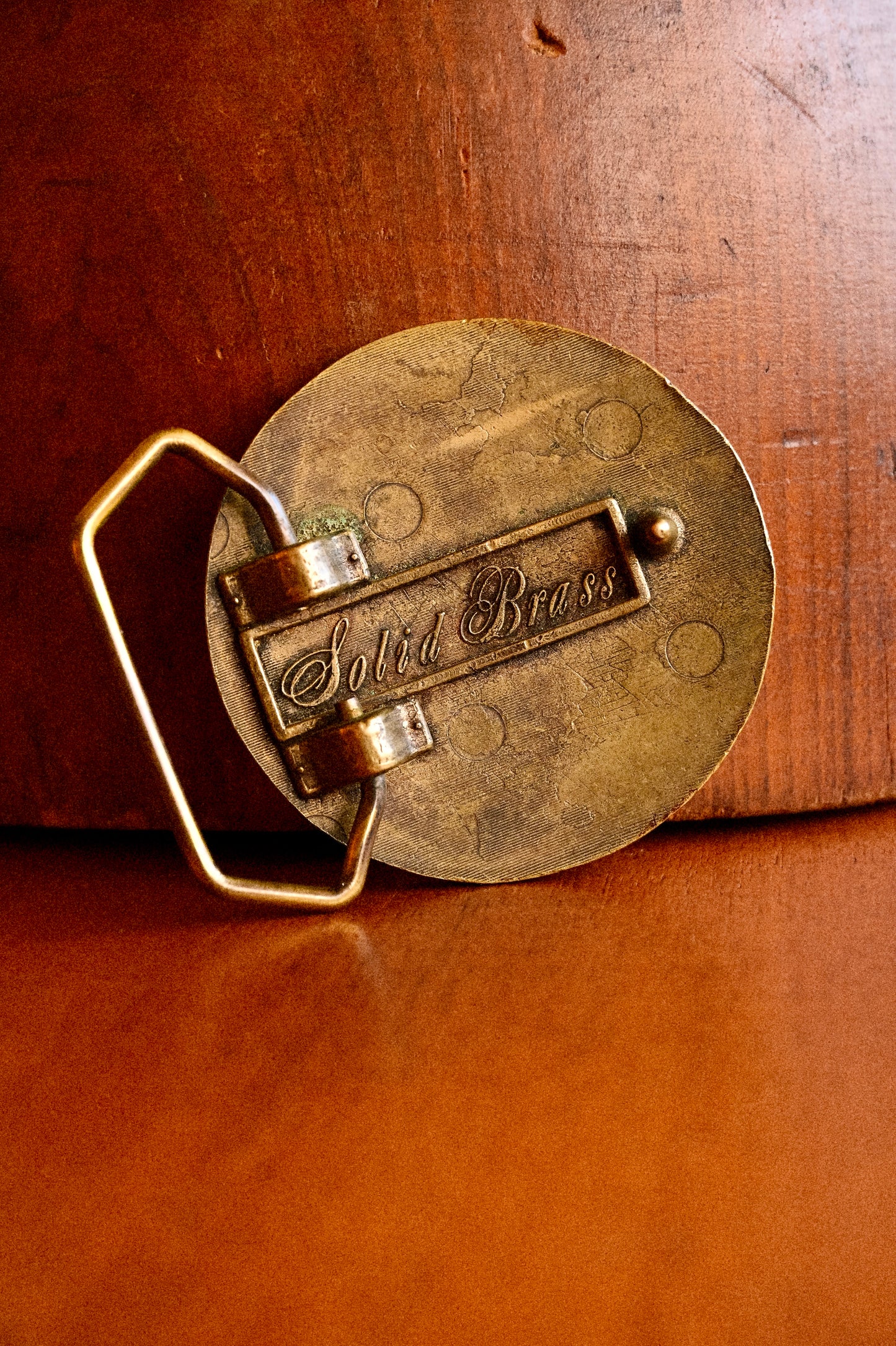 Tickle My Trout Brass Belt Buckle