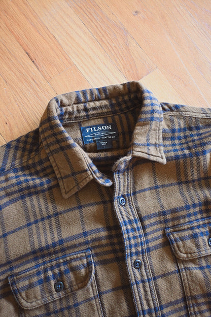 Filson Modern "Vintage" Flannel Work Shirt - L