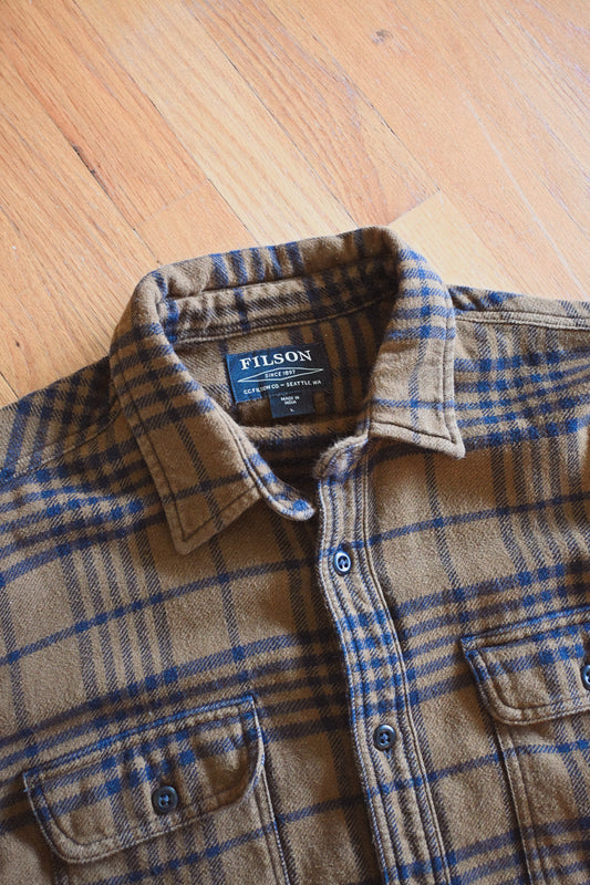 Filson Modern "Vintage" Flannel Work Shirt - L