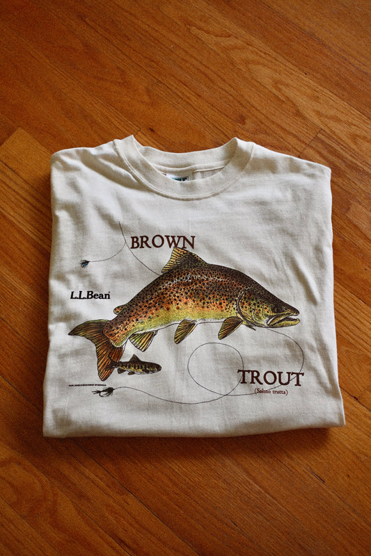 L.L.Bean Brown Trout Long Sleeve Shirt - M