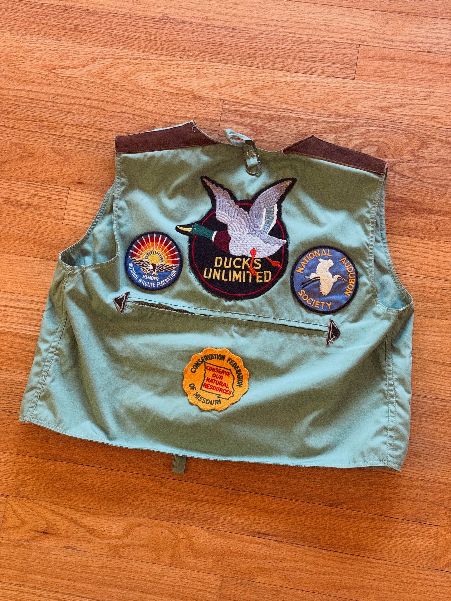 Vintage Olympic DU Patch Vest - L