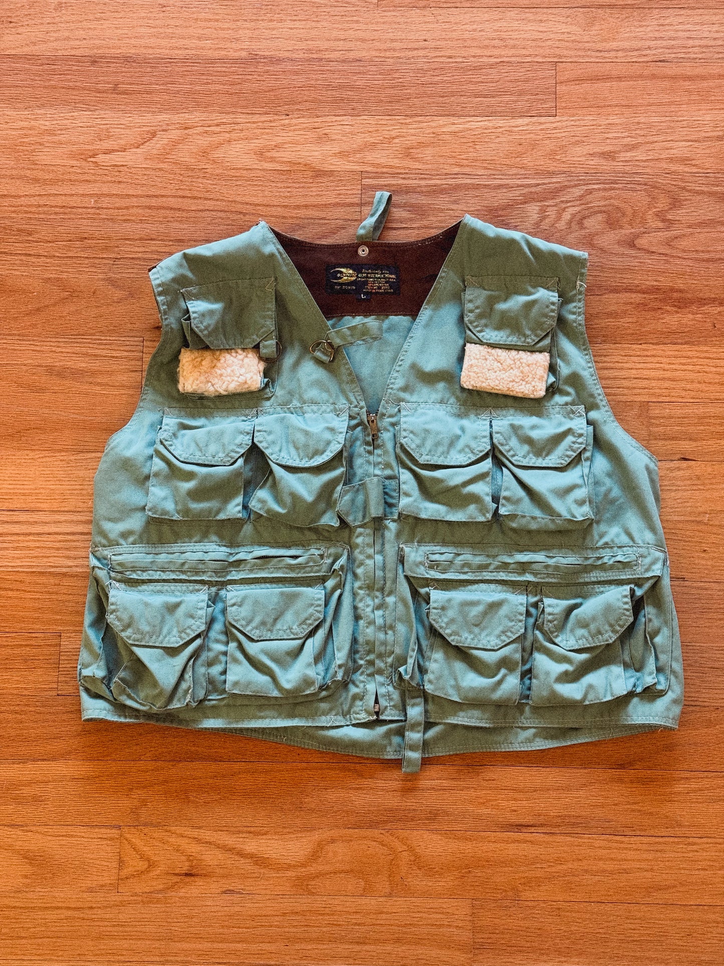 Vintage Olympic DU Patch Vest - L