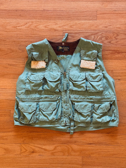 Vintage Olympic DU Patch Vest - L