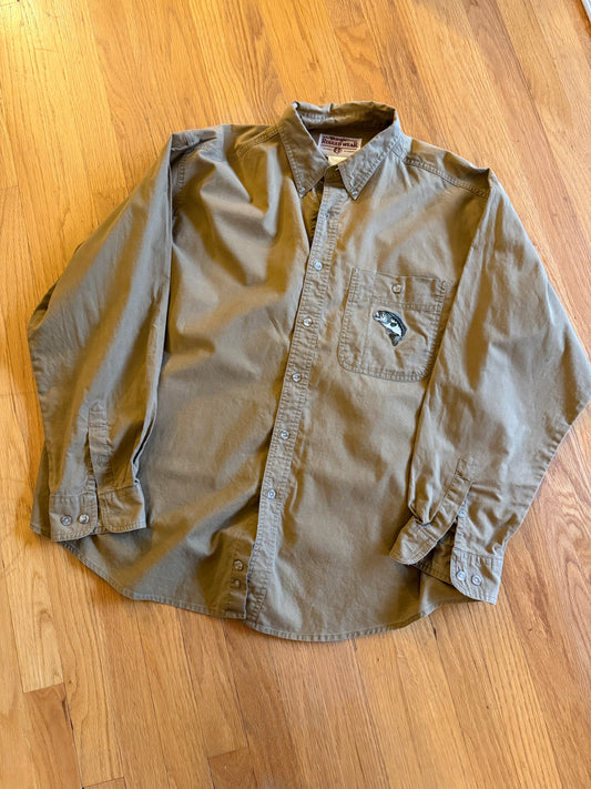 Wrangler Rugged Wear Bass Button Up - XL
