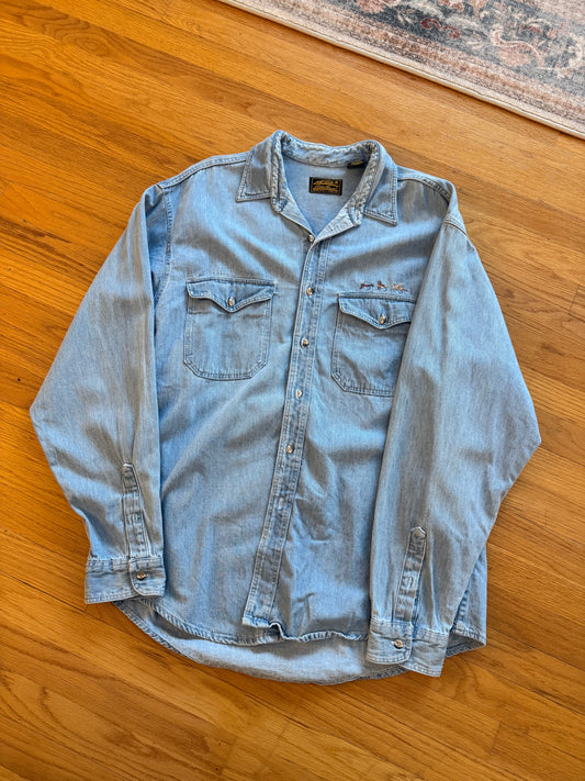 Eddie Bauer Dry Fly Denim - XL