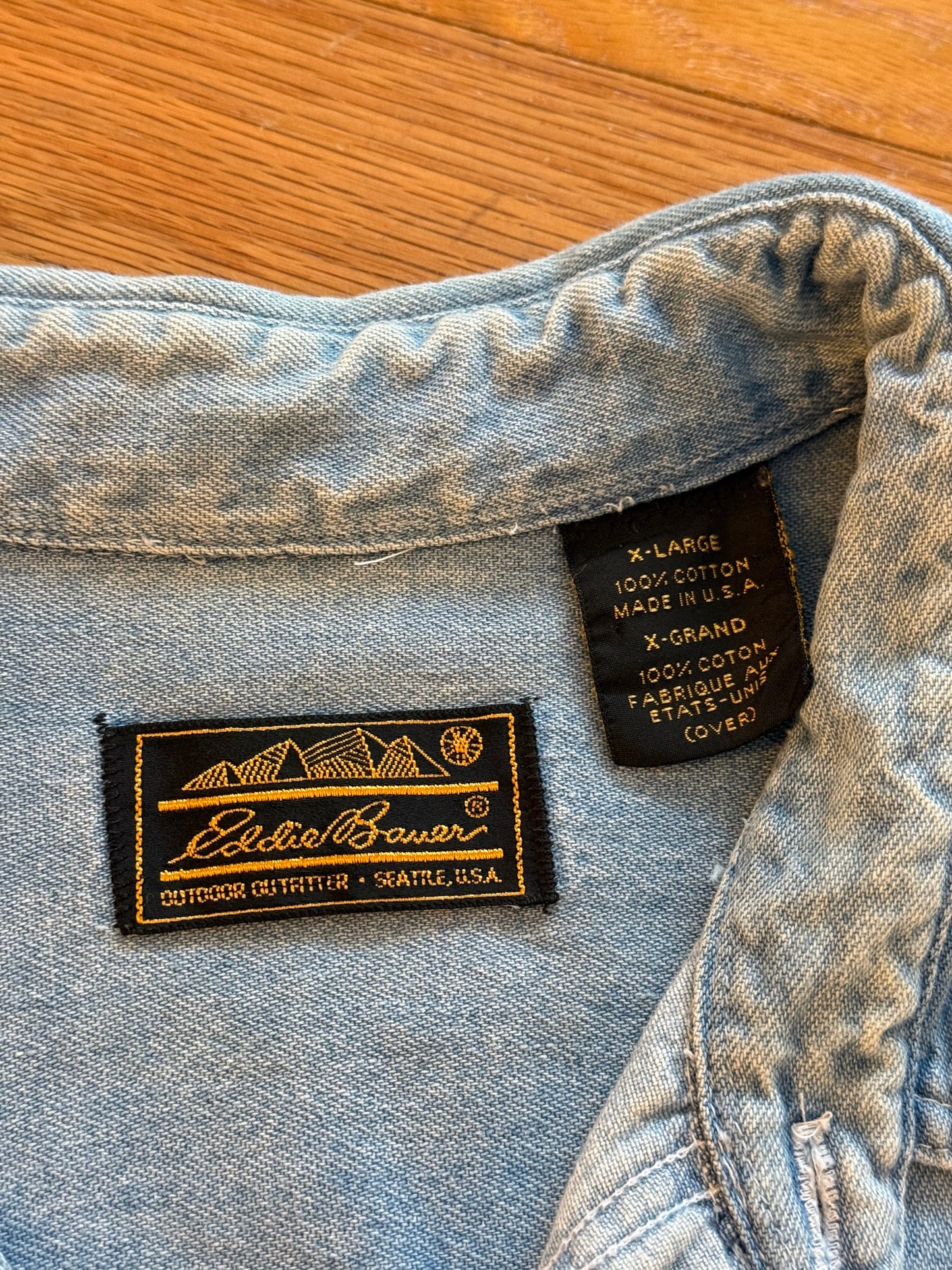 Eddie Bauer Dry Fly Denim - XL