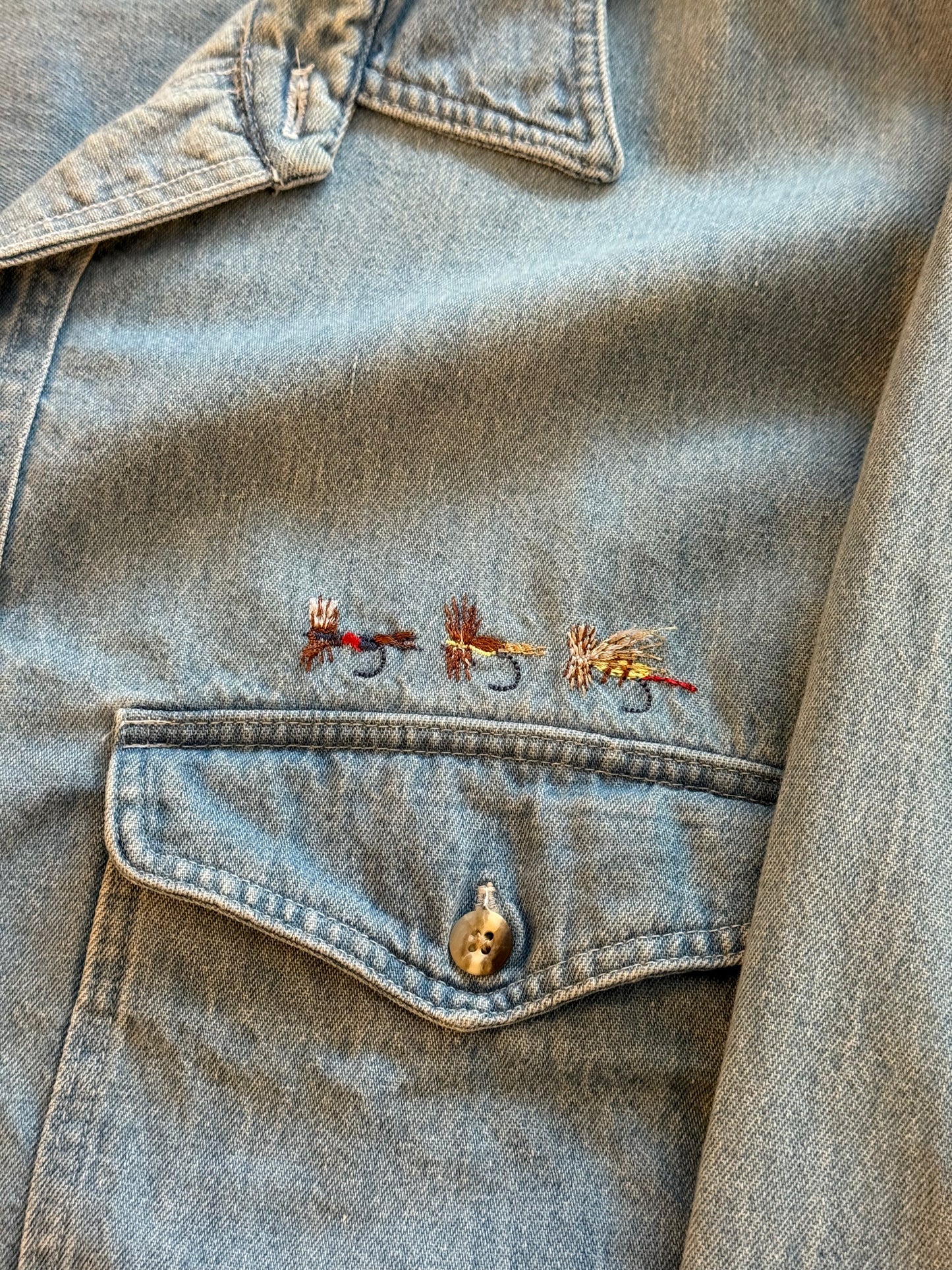 Eddie Bauer Dry Fly Denim - XL