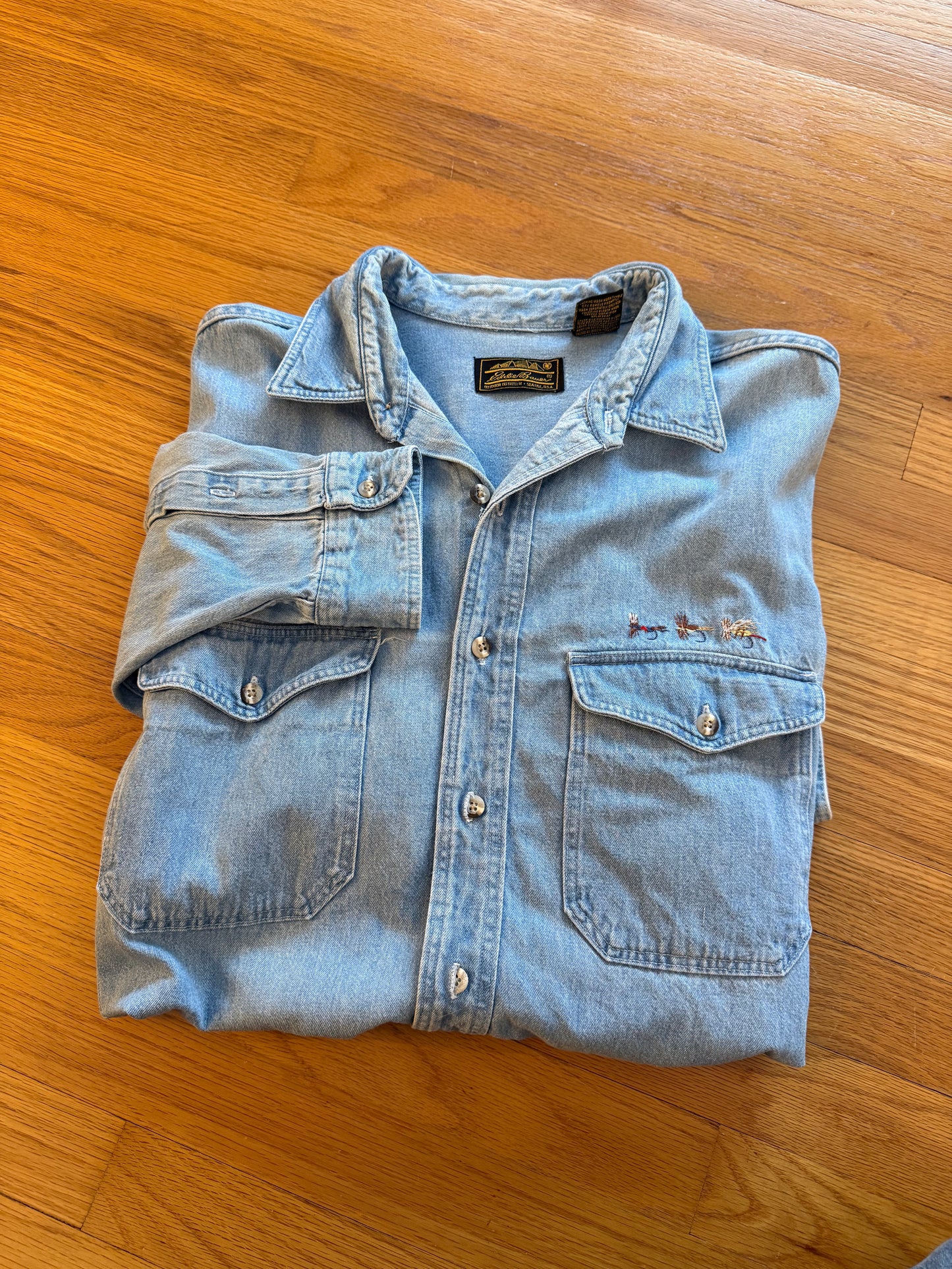 Eddie Bauer Dry Fly Denim - XL