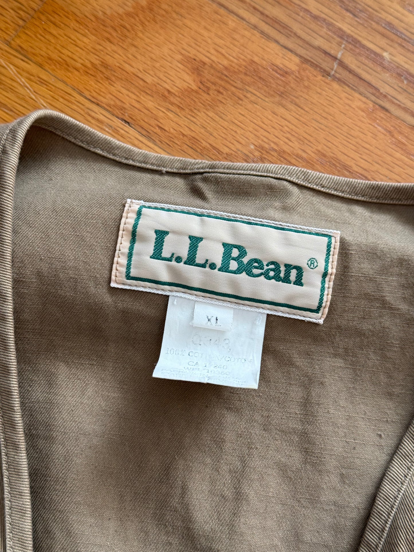 L.L.Bean Vest w/ Northwest Steelheaders Patch - XL