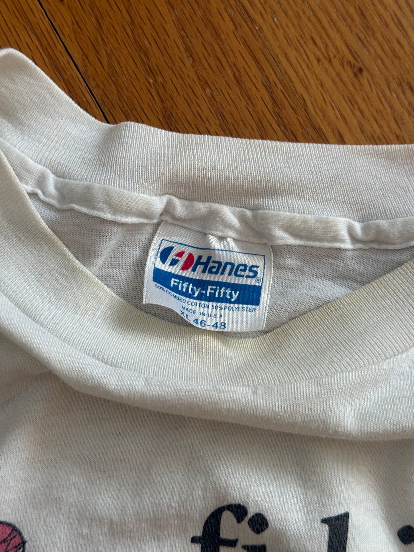 Heavily Distressed Fishing Chart T - XL