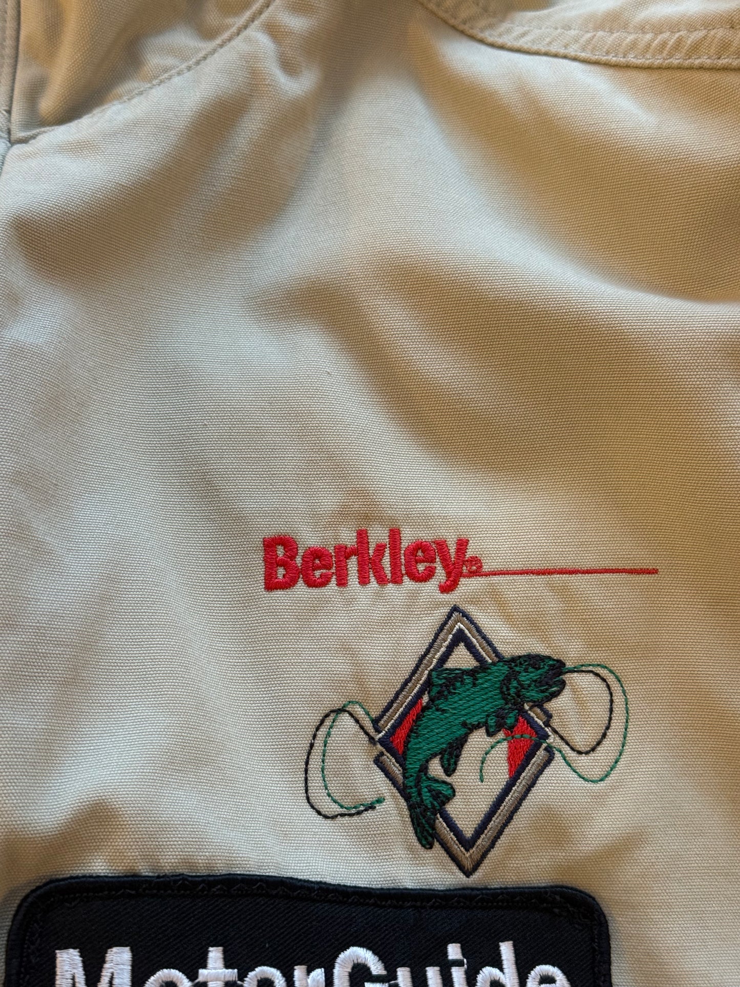 Distressed Fishing Patch Jacket - L