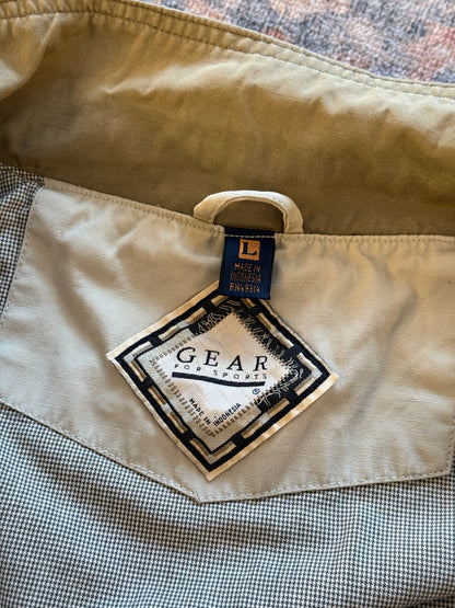 Distressed Fishing Patch Jacket - L