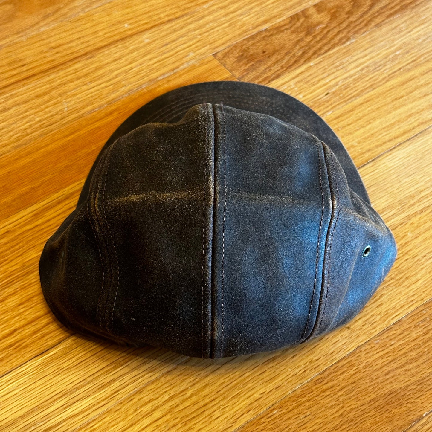 Vintage Orvis Nubuck Leather Hat