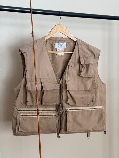 Vintage Distressed Orvis Fishing Vest - L