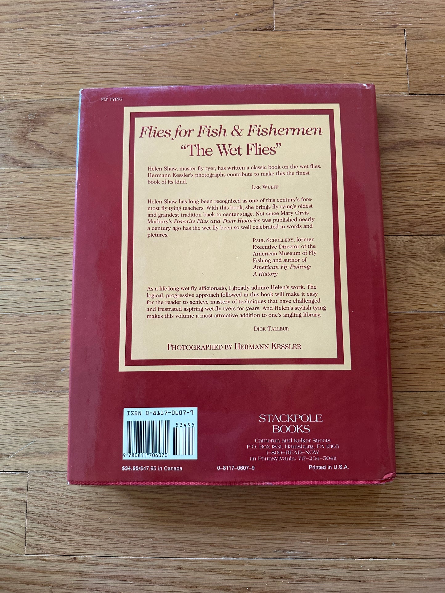 Flies for Fish & Fishermen: The Wet Flies ; Helen Shaw FIRST PRINTING