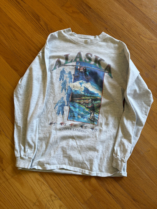Cooper Landing Alaska Graphic Long Sleeve - M