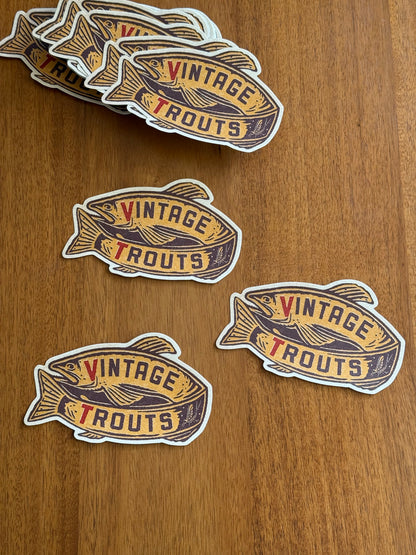 Vintage Trouts Sticker