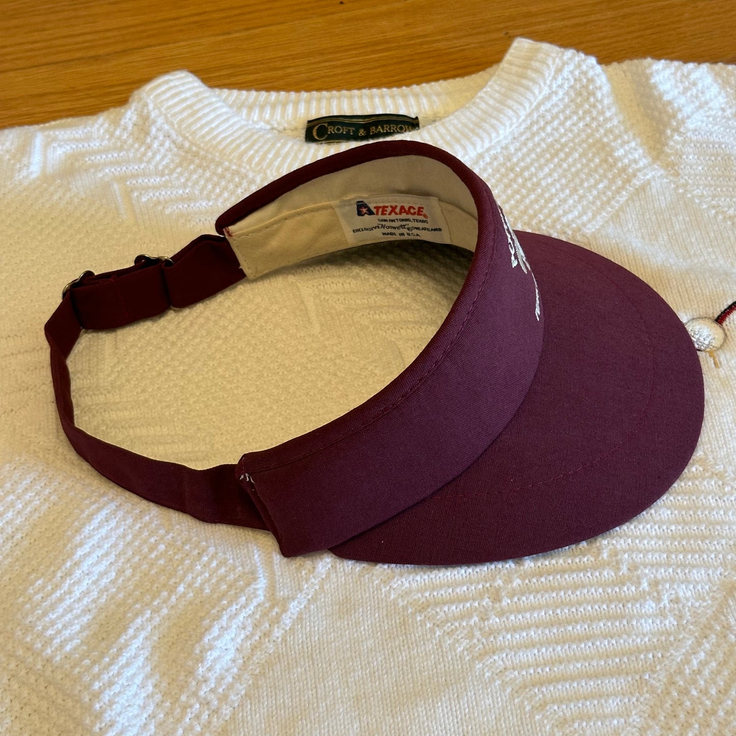 Vintage Poppy Hills Golf Club Visor