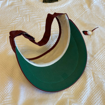 Vintage Poppy Hills Golf Club Visor